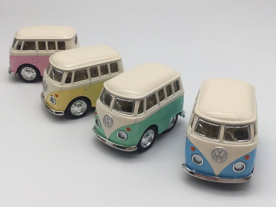 Amazon.co.jp: ミニミニ ワーゲンバス パステルカラー お得な4色